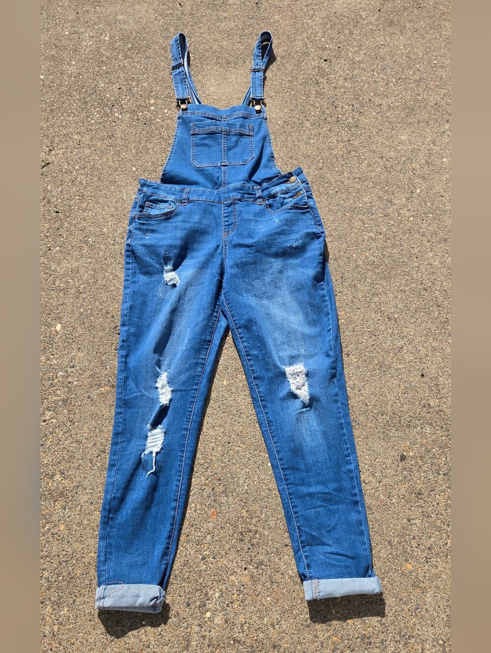 Wax Jean Overalls - Skinny